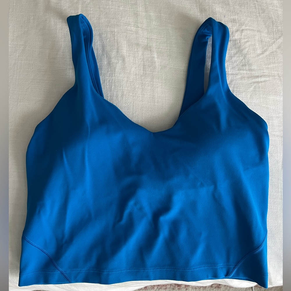 POOLSIDE BLUE LULULEMON ALIGN TANK SZ 8